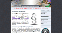 Desktop Screenshot of geringfuegigebeschaeftigung.org